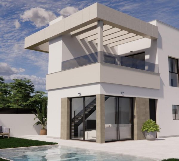 Moderní vily se soukromým bazénem v golfovém resortu Vistabella, Orihuela.